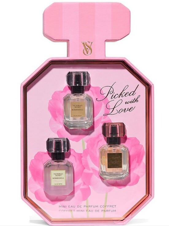 Victoria's Secret Other - Victoria's Secret 3-Piece Bombshell Mini Eau de Parfum Perfume Gift Set NEW